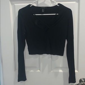 Brand new black crop top , perfect for a night out